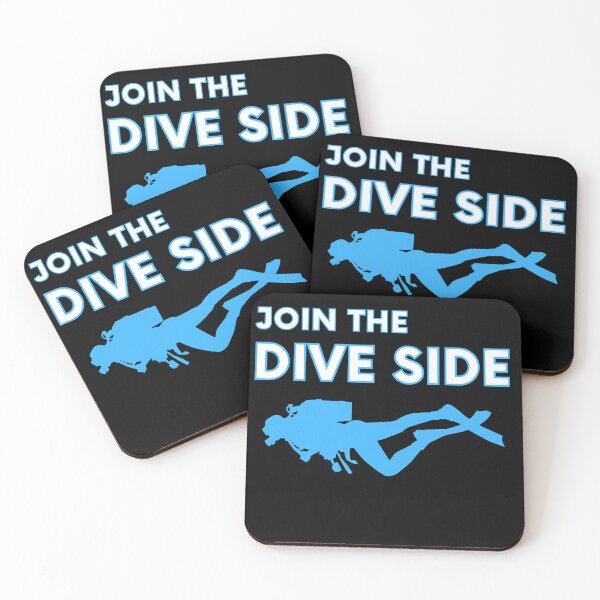 Item preview, join the dive side, funny graphics for diving addict designed and sold by in-leggings.