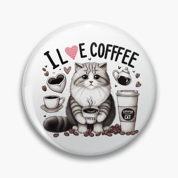 Item preview, This cute cat loves coffee. designed and sold by fotoryum.