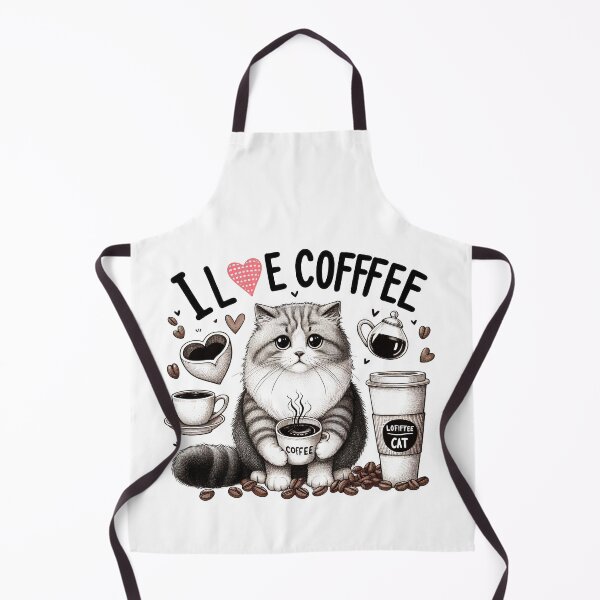 Item preview, This cute cat loves coffee. designed and sold by fotoryum.