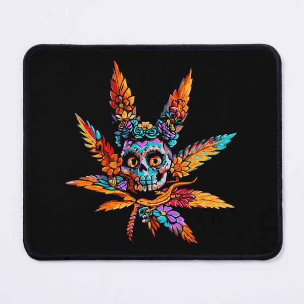 Item preview, ganja skull designed and sold by ZEWAoner.