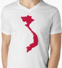 Vietnam map Men's V-Neck T-Shirt