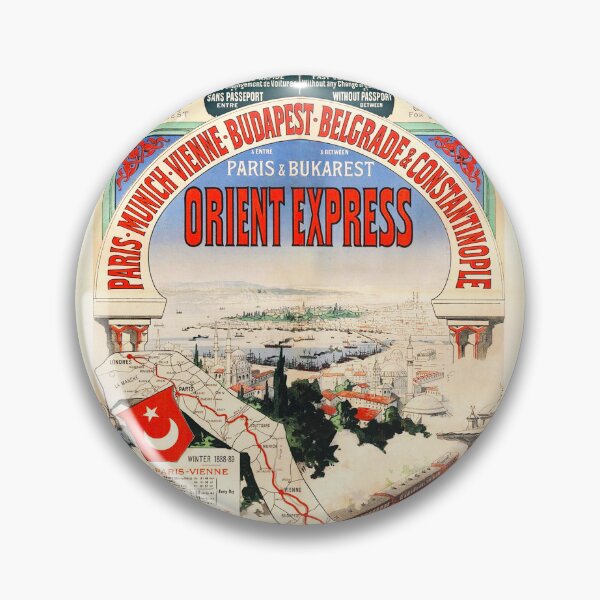 Item preview, HD. Orient Express Travel Poster. 1888. High definition designed and sold by MINDTHECHERRY.