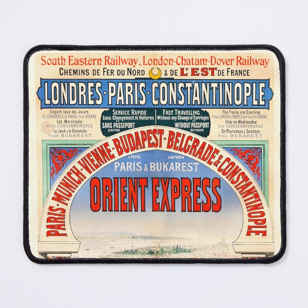 Item preview, HD. Orient Express Travel Poster. 1888. High definition designed and sold by MINDTHECHERRY.