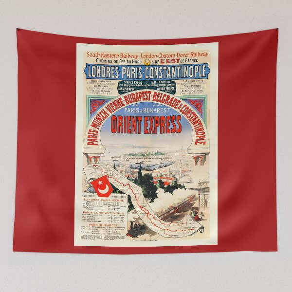 Item preview, HD. Orient Express Travel Poster. 1888. High definition designed and sold by MINDTHECHERRY.