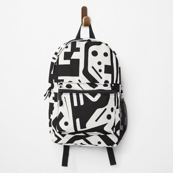 Item preview, Monochrome Geometry - Bold Abstract Shapes in Black and White designed and sold by PaintbrushPlace.