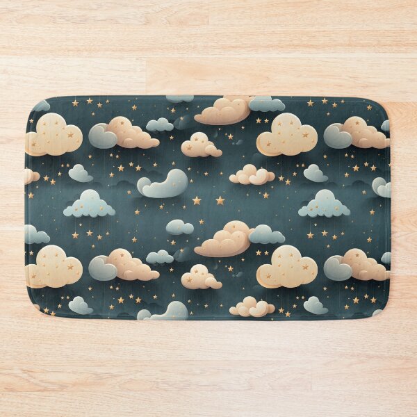 Item preview, Starry Night Bliss: Ethereal Clouds and Twinkling Stars designed and sold by unimuse.