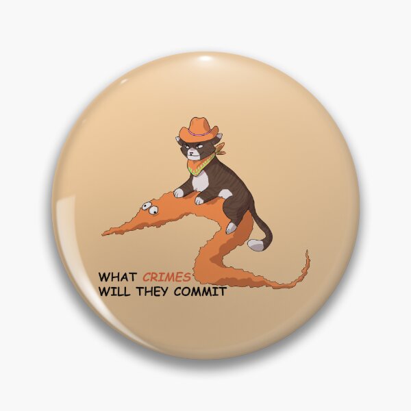 Item preview, cowboy cat and worm (orange) designed and sold by papercreatyre.