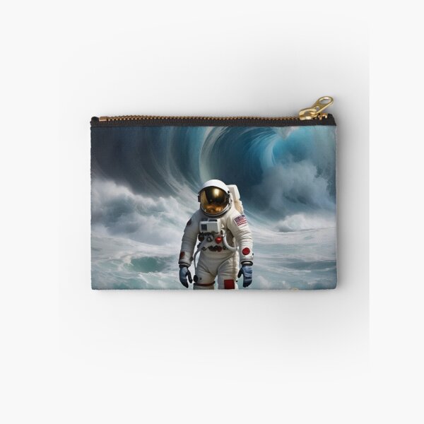 Item preview, Spaceman surfing the big wave designed and sold by NeilODonnell.