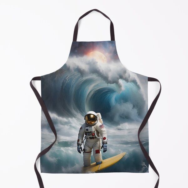 Item preview, Spaceman surfing the big wave designed and sold by NeilODonnell.