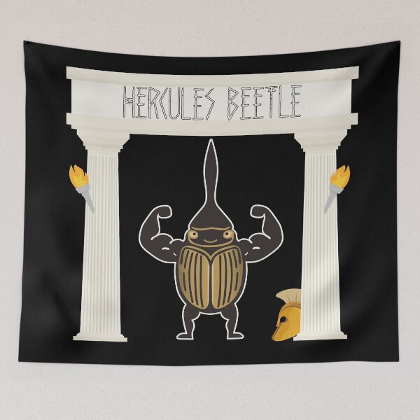 Item preview, Hercules Beetle the Ancient Greece Warrior designed and sold by ChiknEmporium.