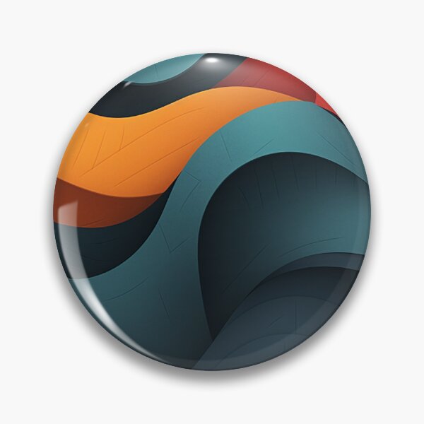 Item preview, Interlocking Contrast - Bright & Dark Tones Abstract Design designed and sold by PaintbrushPlace.