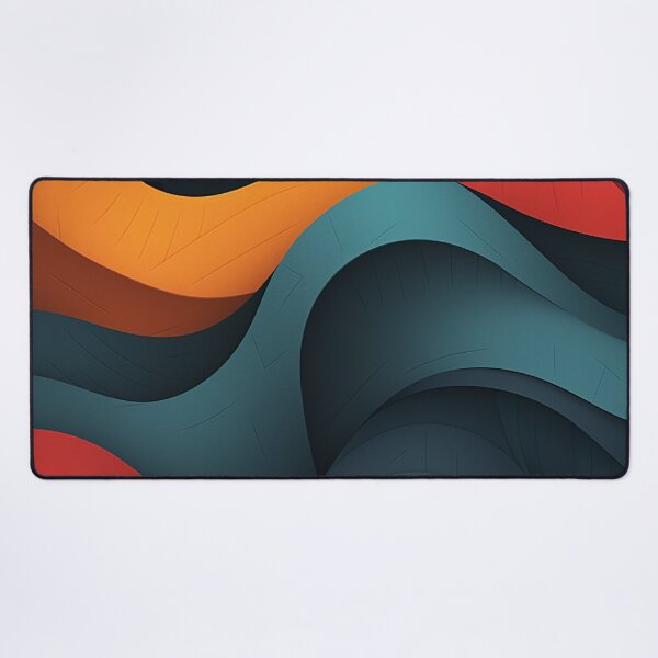 Item preview, Interlocking Contrast - Bright & Dark Tones Abstract Design designed and sold by PaintbrushPlace.