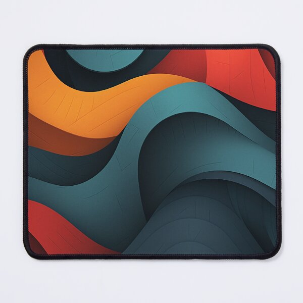 Item preview, Interlocking Contrast - Bright & Dark Tones Abstract Design designed and sold by PaintbrushPlace.