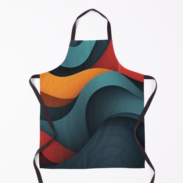 Item preview, Interlocking Contrast - Bright & Dark Tones Abstract Design designed and sold by PaintbrushPlace.