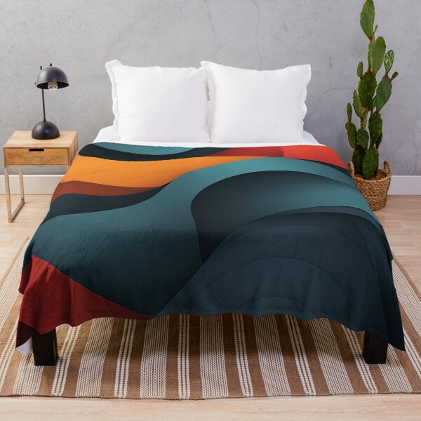 Item preview, Interlocking Contrast - Bright & Dark Tones Abstract Design designed and sold by PaintbrushPlace.
