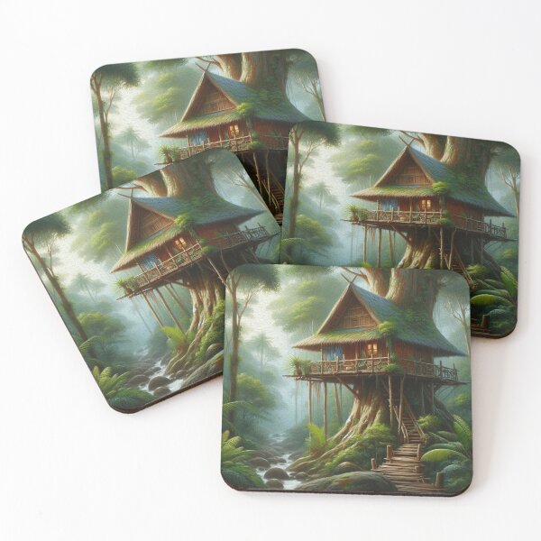 Item preview, Treehouse in the Forest designed and sold by Paper Bee Gift Shop.
