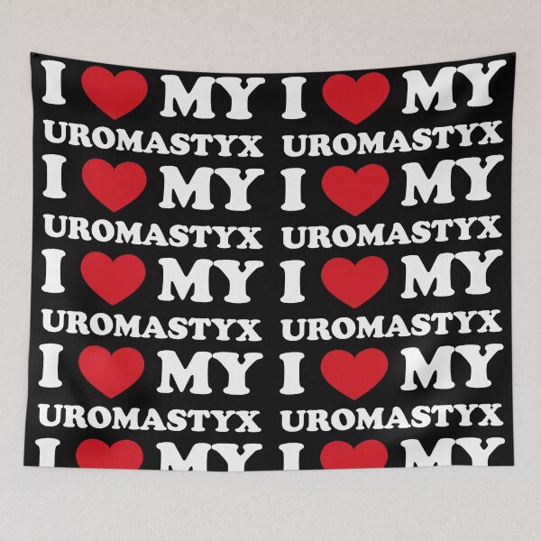 Item preview, Love Beyond Species: I love my Uromastyx /white/ designed and sold by EmeraldeaArt.