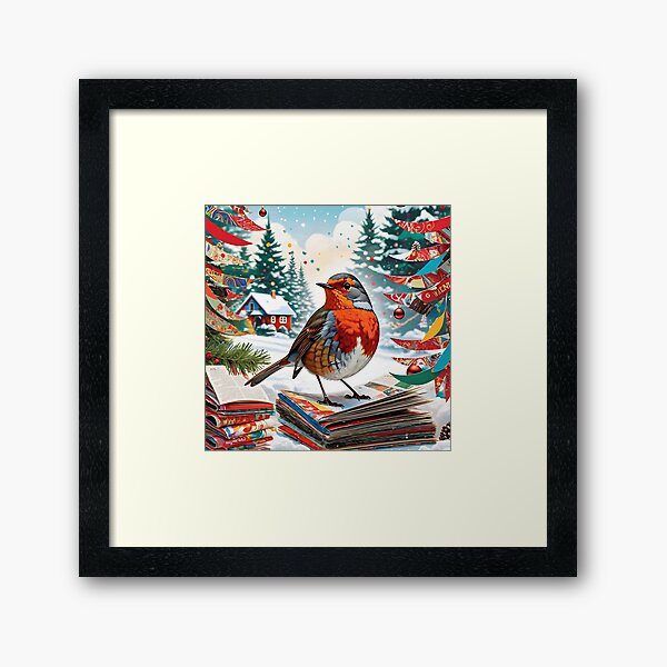 Aperçu de l'œuvre Robin Redbreast 11 - Joyeux Robin Rouge créée et vendue par Artekinium.