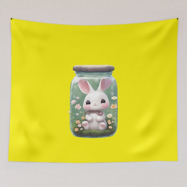 Artikelvorschau, KAWAII-HASE IN EINER FLASCHE entworfen und verkauft von KawaiiLyfe.