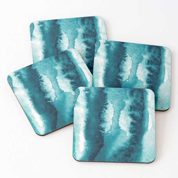 Item preview, Watercolour Prussian blue abstract designed and sold by Artbylees.
