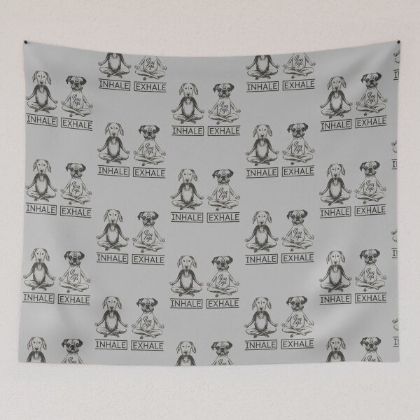 Item preview, Yoga, Puppy yoga, yoga puppy, relax, puppy, dog designed and sold by IgErSTYLE.