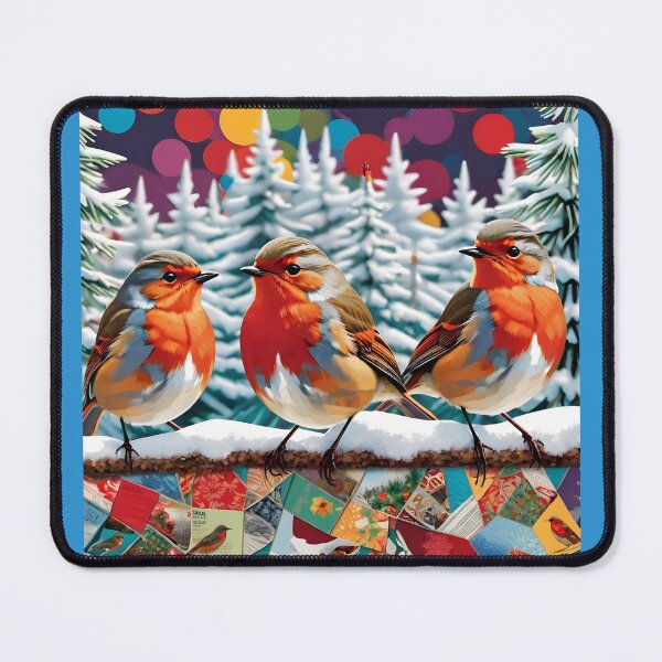 Item preview, Robin Redbreast 12 - Charming Red Robin Scene designed and sold by Artekinium.