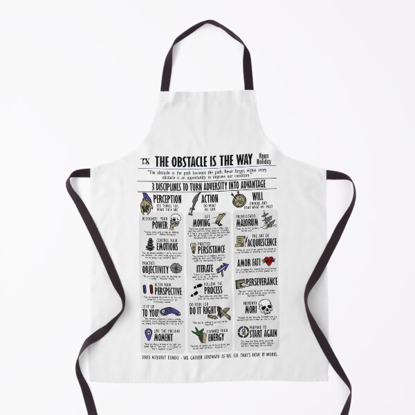 Item preview, The Obstacle is the way Visual Summary (Ryan Holiday) designed and sold by TKsuited.