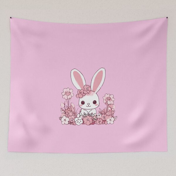 Artikelvorschau, KAWAII ROSA HASE entworfen und verkauft von KawaiiLyfe.