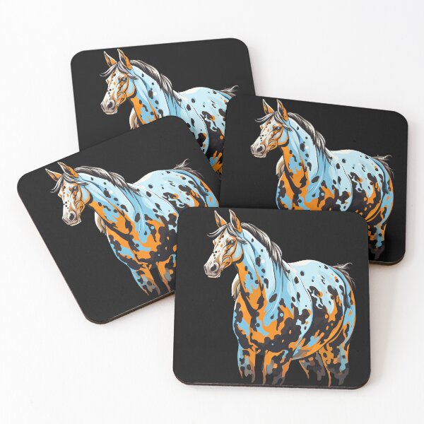 Item preview, Spotty appaloosa horse leopard, cute illustration  designed and sold by NBSStore.