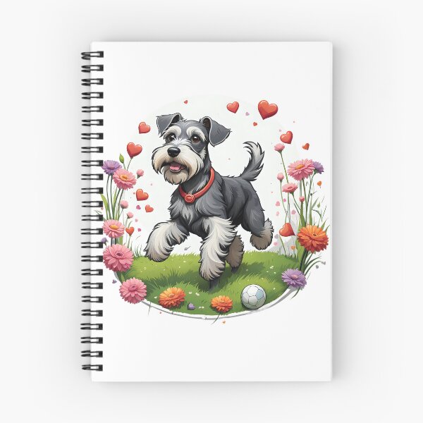 Item preview, Lindo y juguetón Mini Schnauzer designed and sold by Kaleddis.
