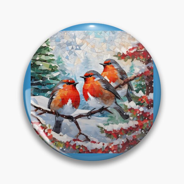 Item preview, Robin Redbreast 13 - Colourful Robin Delight designed and sold by Artekinium.
