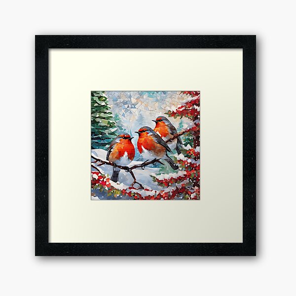 Aperçu de l'œuvre Robin Redbreast 13 - Délice coloré de Robin créée et vendue par Artekinium.