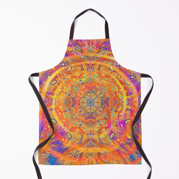 Item preview, Colorful trippy mandala with patterns and colors designed and sold by Azasart.
