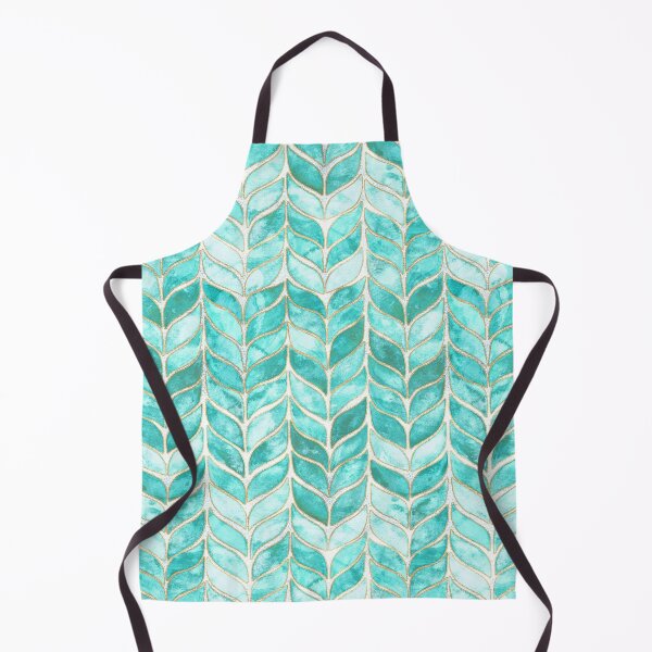 Item preview, Gilded Watercolor Whale Tail Tiles - Turquoise designed and sold by TigaTiga.