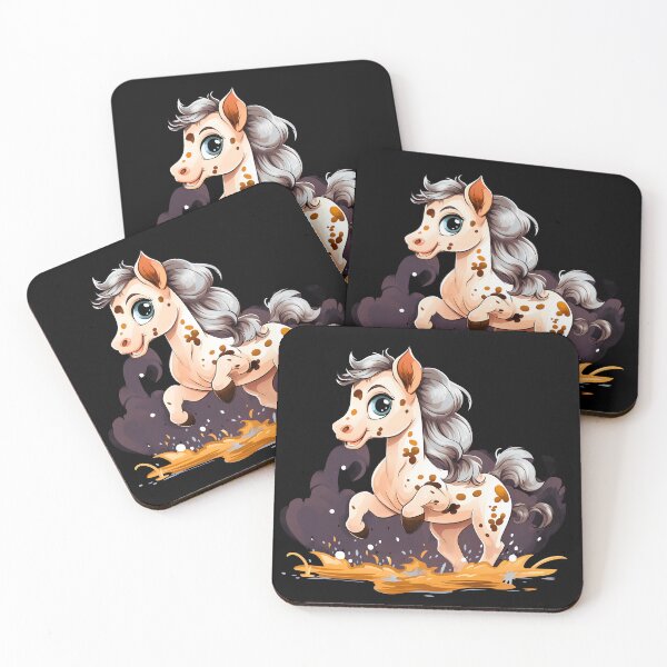 Item preview, Cute baby appaloosa horse leopard pony kawaii illustration  designed and sold by NBSStore.