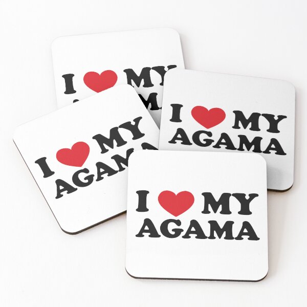 Item preview, Affectionate Reptilian: I Love My Agama designed and sold by EmeraldeaArt.