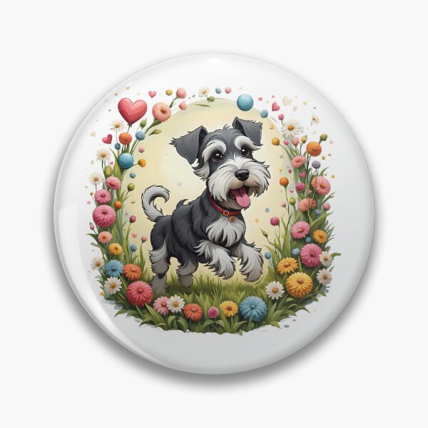 Artikelvorschau, Niedlicher verspielter Mini-Schnauzer entworfen und verkauft von Kaleddis.