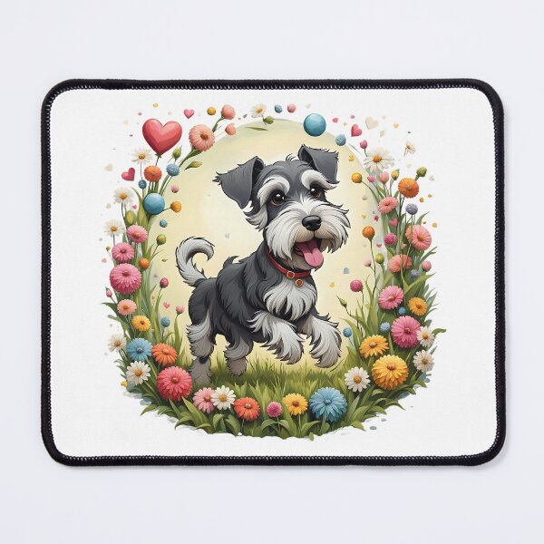 Item preview, Cute playful Mini Schnauzer designed and sold by Kaleddis.