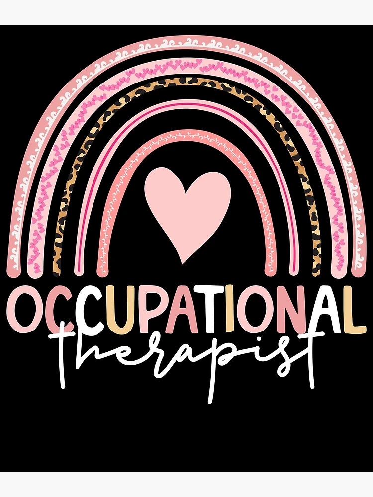 Thumbnail 3 von 3, Poster, Occupational Therapist Boho Rainbow Occupational Therapist Gear designt und verkauft von DynamicDesign.
