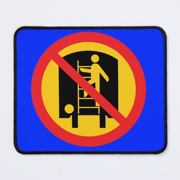 Item preview, Carriage riding safety sign Deutsche Bahn designed and sold by Green-over-red.