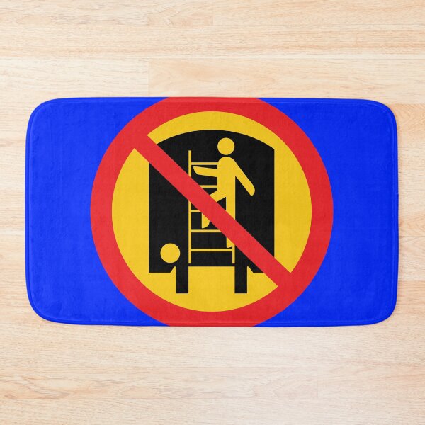 Item preview, Carriage riding safety sign Deutsche Bahn designed and sold by Green-over-red.