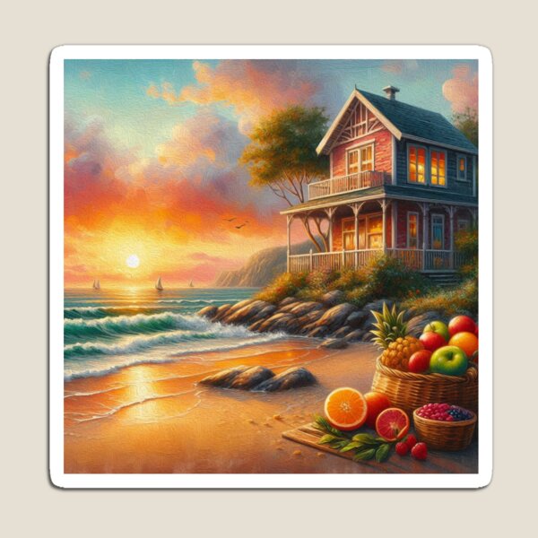 Item preview, House Nearby Seashore designed and sold by Paper Bee Gift Shop.