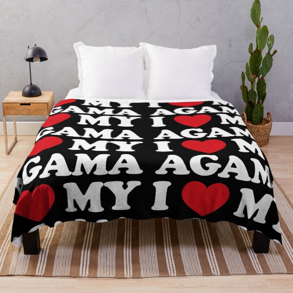 Item preview, Affectionate Reptilian: I Love My Agama /white/ designed and sold by EmeraldeaArt.