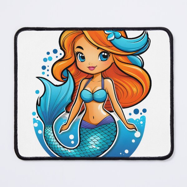 Item preview, Ocean Siren: Red-Haired Mermaid Magic designed and sold by RevGens.