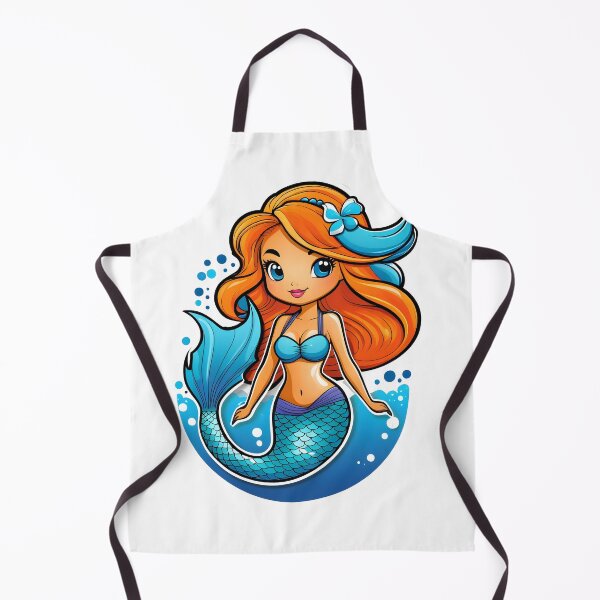 Item preview, Ocean Siren: Red-Haired Mermaid Magic designed and sold by RevGens.