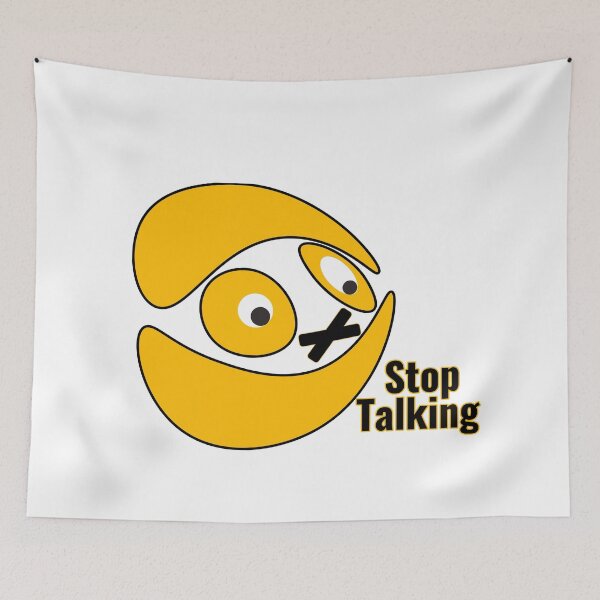 Item preview, Stop Talking designed and sold by Nunaprettyshop.