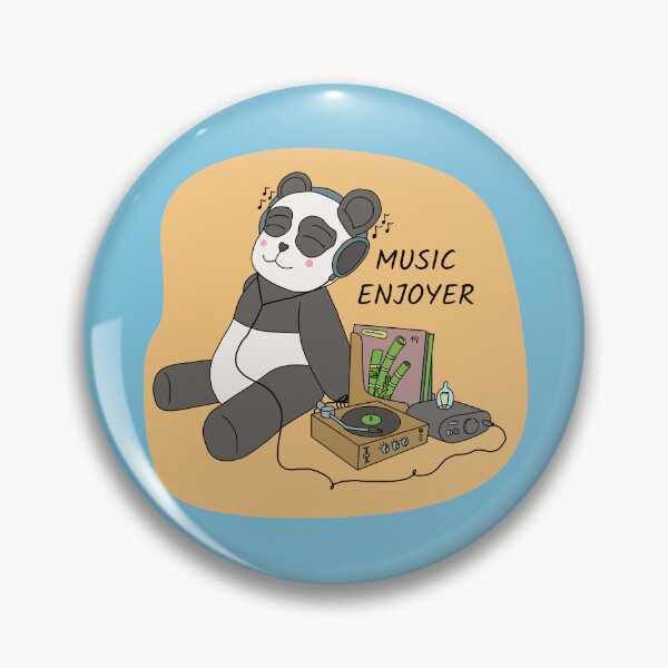 Artikelvorschau, Der audiophile Panda, MUSIC ENJOYER entworfen und verkauft von DerPadyTyp.