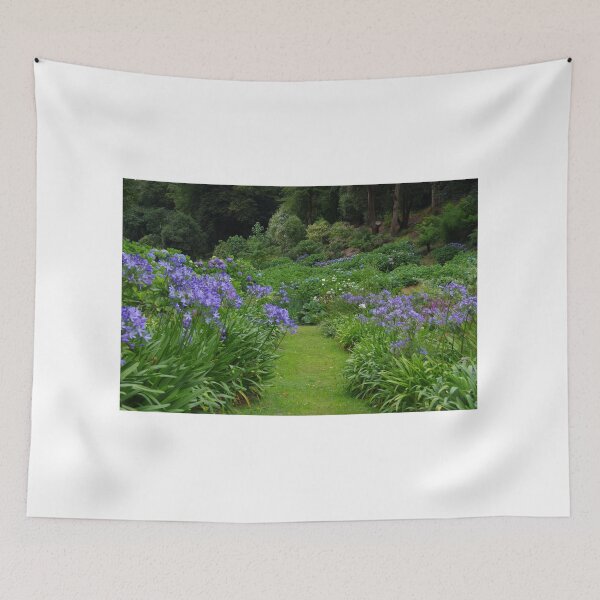 Item preview, A Walk In The Garden Amid The Agapanthus designed and sold by lezvee.