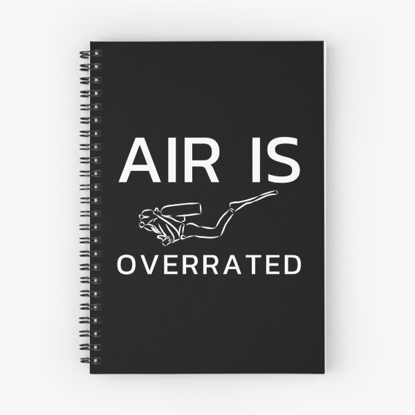 Item preview, air is overrated, funny graphics for diving addict designed and sold by in-leggings.