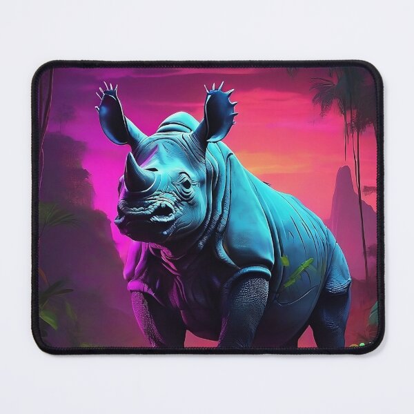Item preview, African rhinoceros designed and sold by Promarkets.